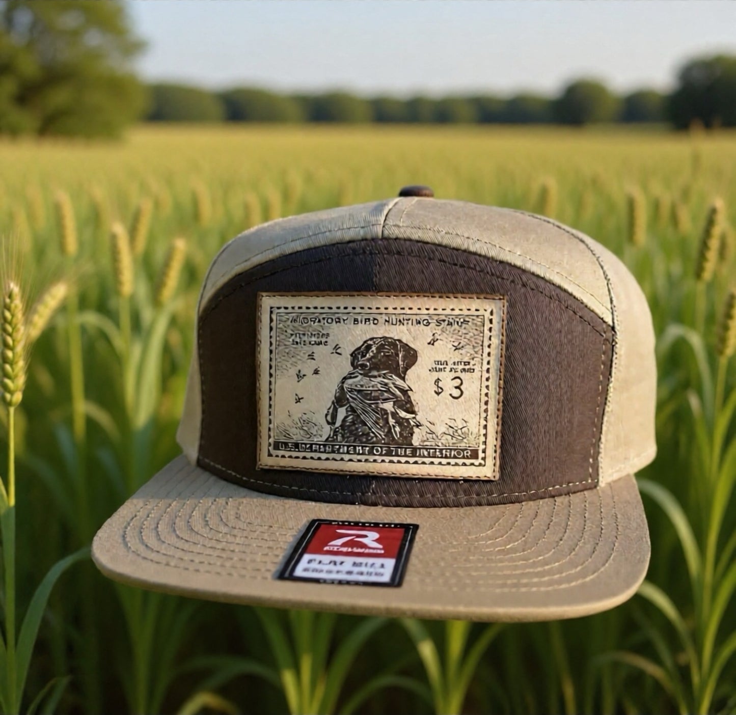 168 Dog-Stamp (true leather)